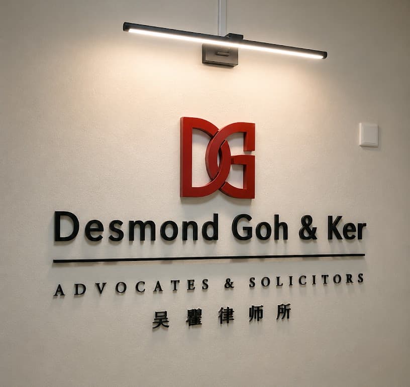 Desmond Goh & Ker office signage